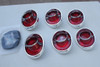 1964 Chevy Impala Complete Tail Light Lamp Backup Lens Trim Ornament Base Set