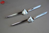 1964 Ford Thunderbird Rear Tail Lamp Light Lens Chrome Bird Emblems New Pair