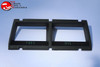 1968 1969 Chevy Camaro Console Guage Bezel Black W Translucent Letters New