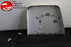 1968 1969 Chevy Camaro Interior Oil Pressure Guage Face Silver Brushed Aluminum