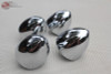 3" Custom Chrome Bolt On Bullet Noses Vintage Car Hot Rat Rod Truck Set Of 4 New