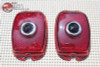 37 38 Chevy 40-52 Sedan Delivery Blue Dot Rear Taillight Lamp Glass Lens Pair