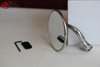 4" Curved Arm Rearview Outside Side Door Peep Mirror Convex Classic Car Truck