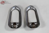 49-50 Chevy Bel Air Styleline Fleetline Tail Light Lamp Bezels Reflectors Pair