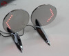 55-57 Chevy Gm Custom Outside Chrome Door Mirror Led Turn Direction Arrow Pair