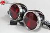 55-59 Chevy Gmc Stepside Pickup Truck Rear Tail Lamps Lights Black Housing Pair