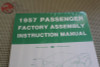 57 Chevy Bel Air Convertible 150 210 Nomad Factory Assembly Manual New