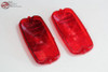 60-66 Chevy Gmc Pickup Truck Fleetside Tail Lamp Light Lenses Bowtie Logo New Pr