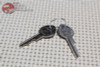 60-68 Impala Lock Gm Trunk Lock Cylinder Key Set Original Oem Gm Pear Head Keys