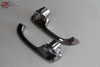61-62 Chevy Impala 4 Door Rear Chrome Push Button Door Handle Set Pair New