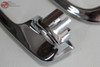 61-62 Chevy Impala 4 Door Rear Chrome Push Button Door Handle Set Pair New
