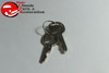 61-62 Chevy Fullsize Lock Cylinder Kit Glove Box Trunk Door Later Round Oval Key