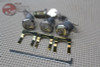 61-63 Cadillac Ignition Door Trunk Lock Cylinder Set Short Cylinder Flat Pawl