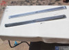 61-64 Fullsize Chevy Impala 2 Interior Door Sill Step Up Kick Scuff Trim Plates