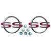 64 Impala Fullsize Chevy "Ss" Super Sport Rear Quarter Body Panel Emblems Badges