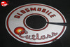 65 66 Oldsmobile Cutlass Air Cleaner Filter Lid Cover Decal Graphic 7" Silver