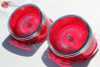 65 Chevy Impala Tail Lamp Light Lens Chrome Trim Ring Center Tip Pair New
