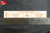 65 Pontiac 389 3X2 Ca. Air Cleaner Service Instructions Decal 6421205 Red A59C