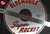 65 Oldsmobile Super Rocket Air Cleaner Lid Decal 11" Silver