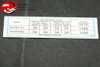 67 Dart, 'Cuda (Except Fastback) Tire Pressure Decal