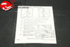 67 Late Valiant Dart Barracuda Jack Instructions Decal