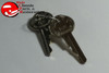 1967 67 Chevrolet Belair Impala Glovebox & Trunk Locks Original Style Keys