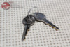 68 Chevelle Nova Trunk Rear Deck Lid Lock Cylnder Key Set Kit Oem Pear Head Keys