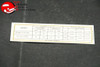 68 Early Dart Valiant Tire Pressure Decal Mopar Part # Vl