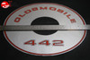 68 Oldsmobile 442 400 Cid Air Cleaner Decal Silver