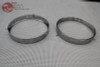 7" Headlight Headlamp Bulb Retaining Retainer Trim Ring Set Gm Chevy Oldsmobile