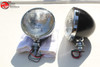 7" Dietz Hot Rat Street Rod Roadster Black Headlight Lamp Bucket Bulbs 12 Volt