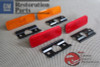 70-73 Camaro Side Marker Lamp Light Lens Kit Correct Sae Guide Markings Set Of 4