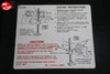72 Oldsmobile Jack Instructions Decal