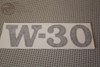 74 Hurst Oldsmobile W-30 Fender Body Exterior Decal Graphic Sticker Gold/Black