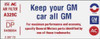 74 Impala, 74-75 Nova W/350 Keep Your Gm Car All Gm Decal Gm Part # Dp 64898064