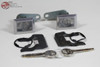 81-82 Ford Thunderbird Door Lock Cylinders Square Face Keys New