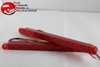 9" Red Led Red Lens Stop Turn Tail Light Lamp Bars Custom Truck Hot Rat Rod Pr