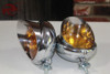 Amber 5" 12 Volt Mounted Visor Fog Light Lamps Custom Truck Hot Rat Street Rod
