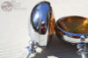 Amber 5" 12 Volt Custom Mounted Fog Lights Lamps Vintage Style Car Truck Hot Rod