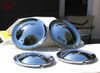 Baby Moon 15" Hollywood Style Hub Cap Wheel Cover Hot Rat Rod Lead Sled Set Of 4