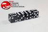 Black Dice Tire Air Valve Stem Caps Covers Hot Rat Street Rod Custom Truck Set