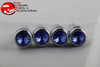 Blue Deluxe Swarovski Diamond Door Lock Knobs Custom Truck Hot Rat Street Rod