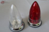 Cadillac Style Flush Mount Taillamp Park Tail Lights Red Clear Custom Car Truck