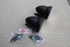 Carbon Flat Black Side Outside Shelby Gt Talbot 4" Bullet Sports Mirrors Custom