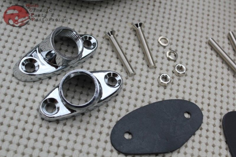 Chrome Dummy Outside Mounted Spot Lights Custom Pickup Vintage Classic