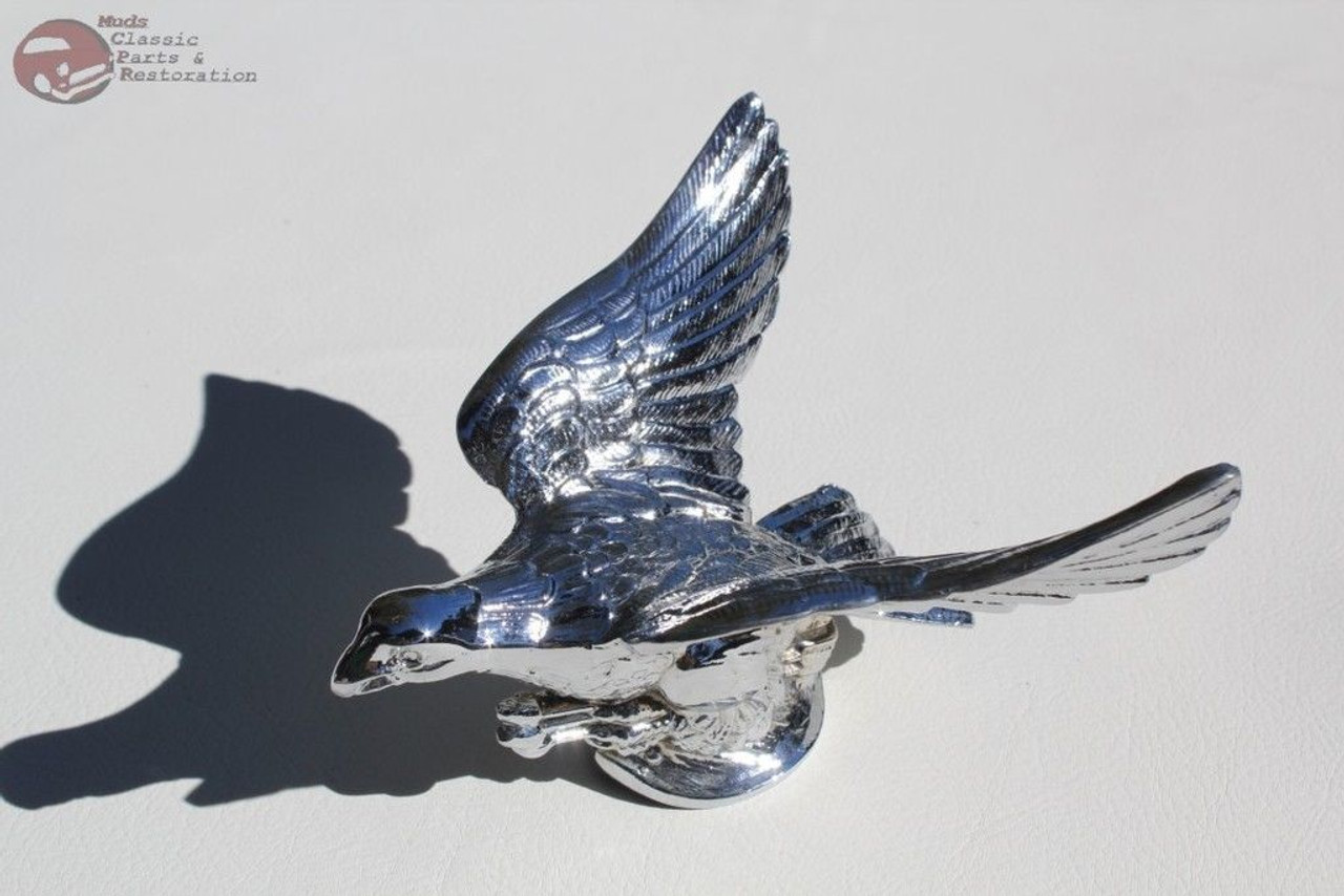 1934 Chevrolet Flying Eagle Hood Ornament. Classic vintage American car -  Stock Image