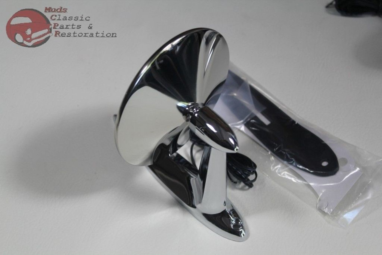 Custom Flush Mount Outside Rear View Mirror W Led Turn Direction Arrow