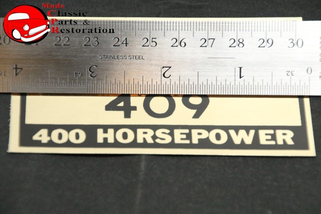 Chevy 409 Flag Decals