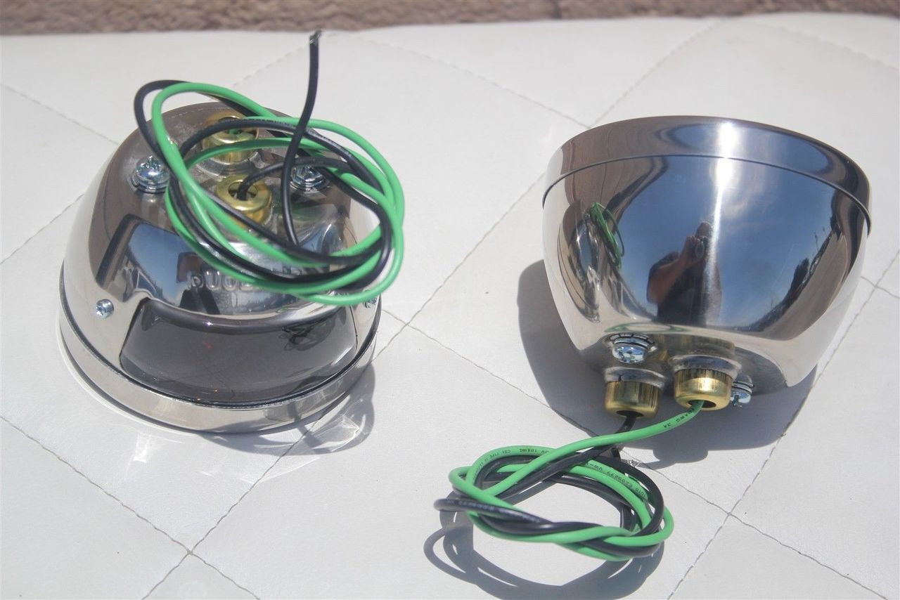 1932 Ford Duolamp Tail Light Assemblies License Lamp 6 Volt Right Left