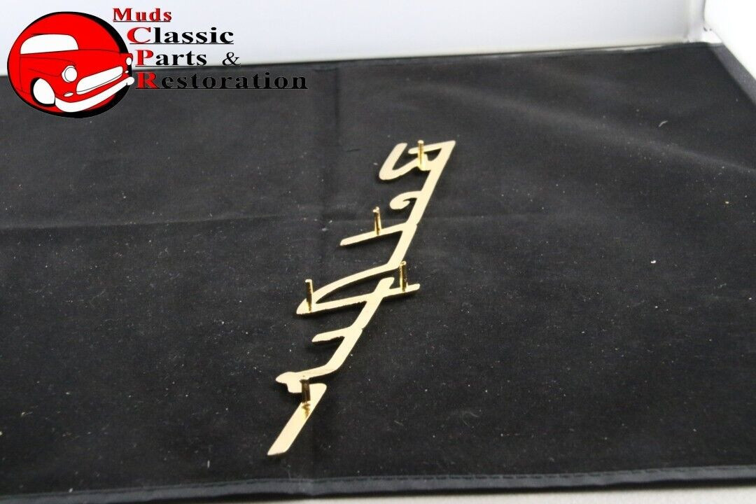 55 Chevy Script 55 Chevy Belair 4 Door 1955-1956 Chevy Tri-Five Belair Chrome Quarter ...